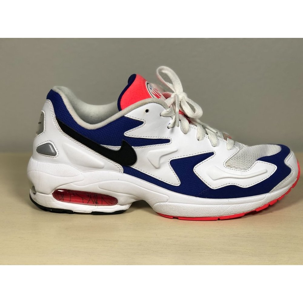 Super Rare Nike PROMO SAMPLE Air Max 2 Light '95 Black White Shoes Promotional - Picture 5 of 10